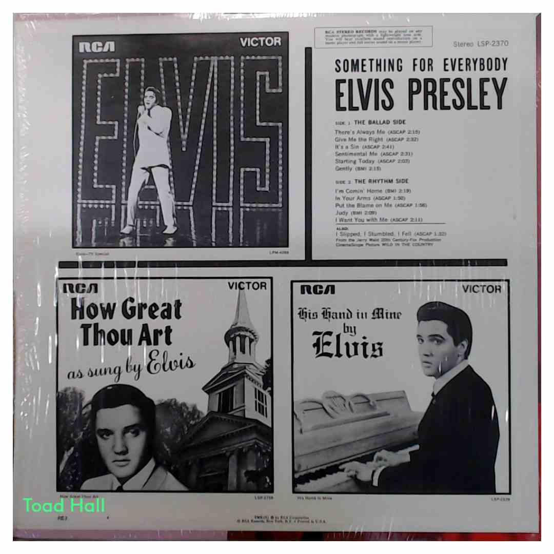 Elvis Presley - Something For Everybody - Used Vinyl