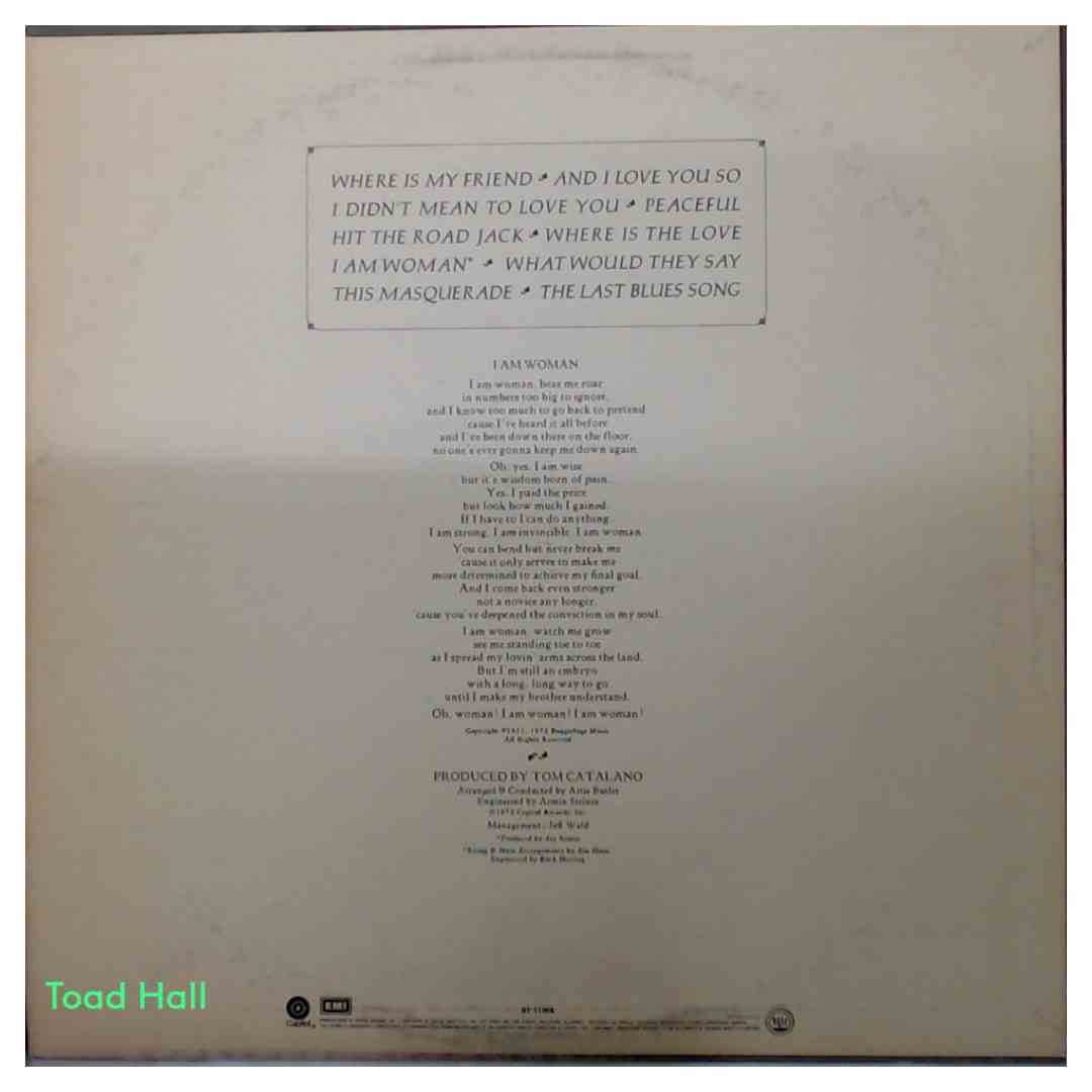 Helen Reddy - I Am Woman - Used Vinyl