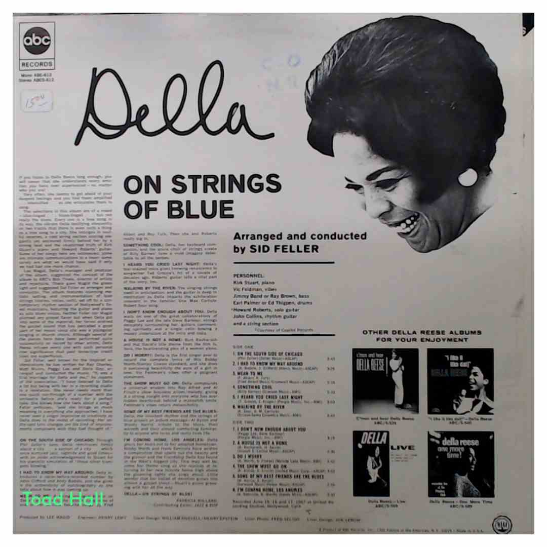 Della Reese - On Strings Of Blue - Used Vinyl