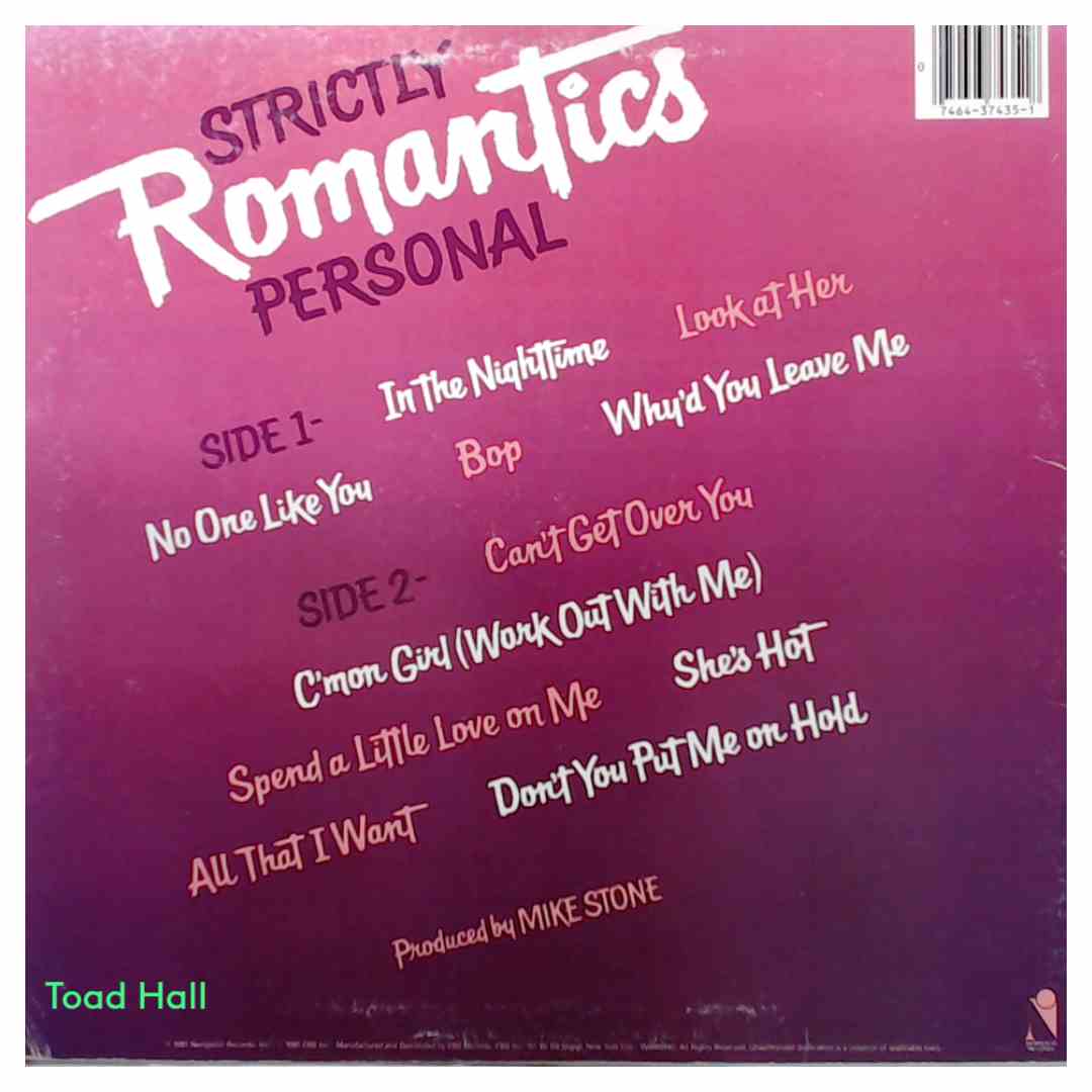 The Romantics - Rhythm Romance - Used Vinyl