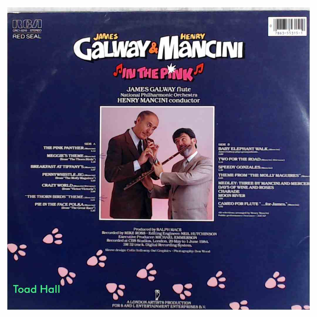 James Galway/Henry Mancini - In The Pink - Used Vinyl