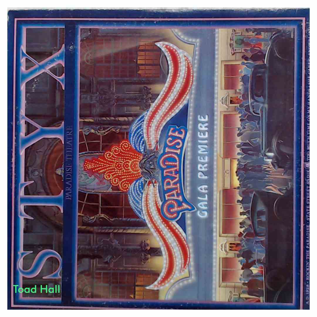 Styx  Paradise Theater Used Vinyl LP