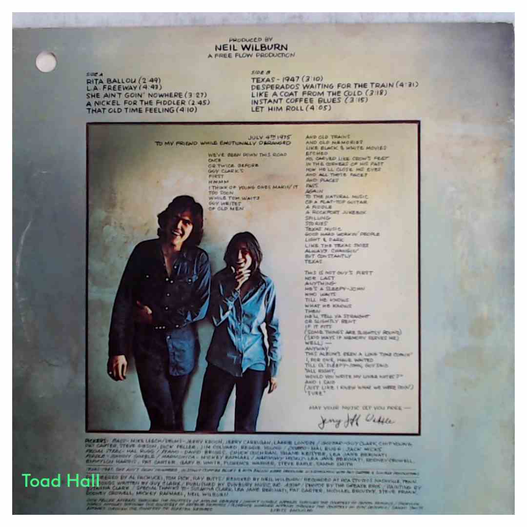 Guy Clark - Old No. 1 - Used Vinyl