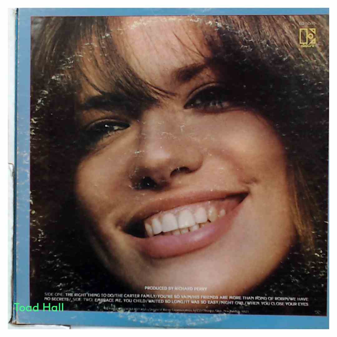 Carly Simon - No Secrets (Quadrophonic) - Used Vinyl