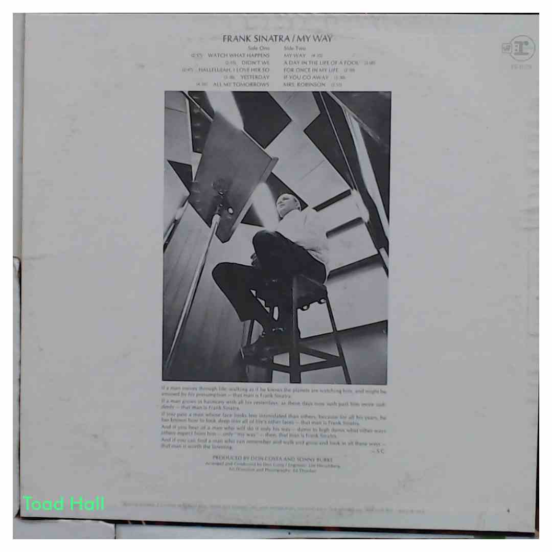 Frank Sinatra - My Way - Used Vinyl