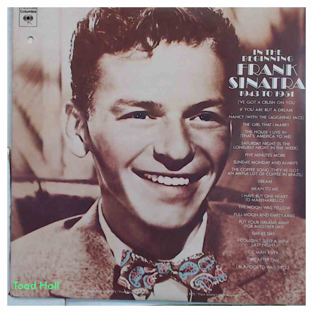 Frank Sinatra - In The Beginning: 1943 T0 1951 (2 LP) - Used Vinyl