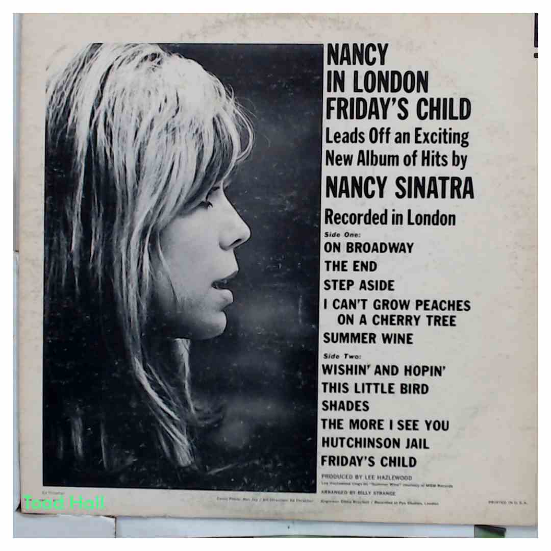 Nancy Sinatra - Nancy In London - Used Vinyl