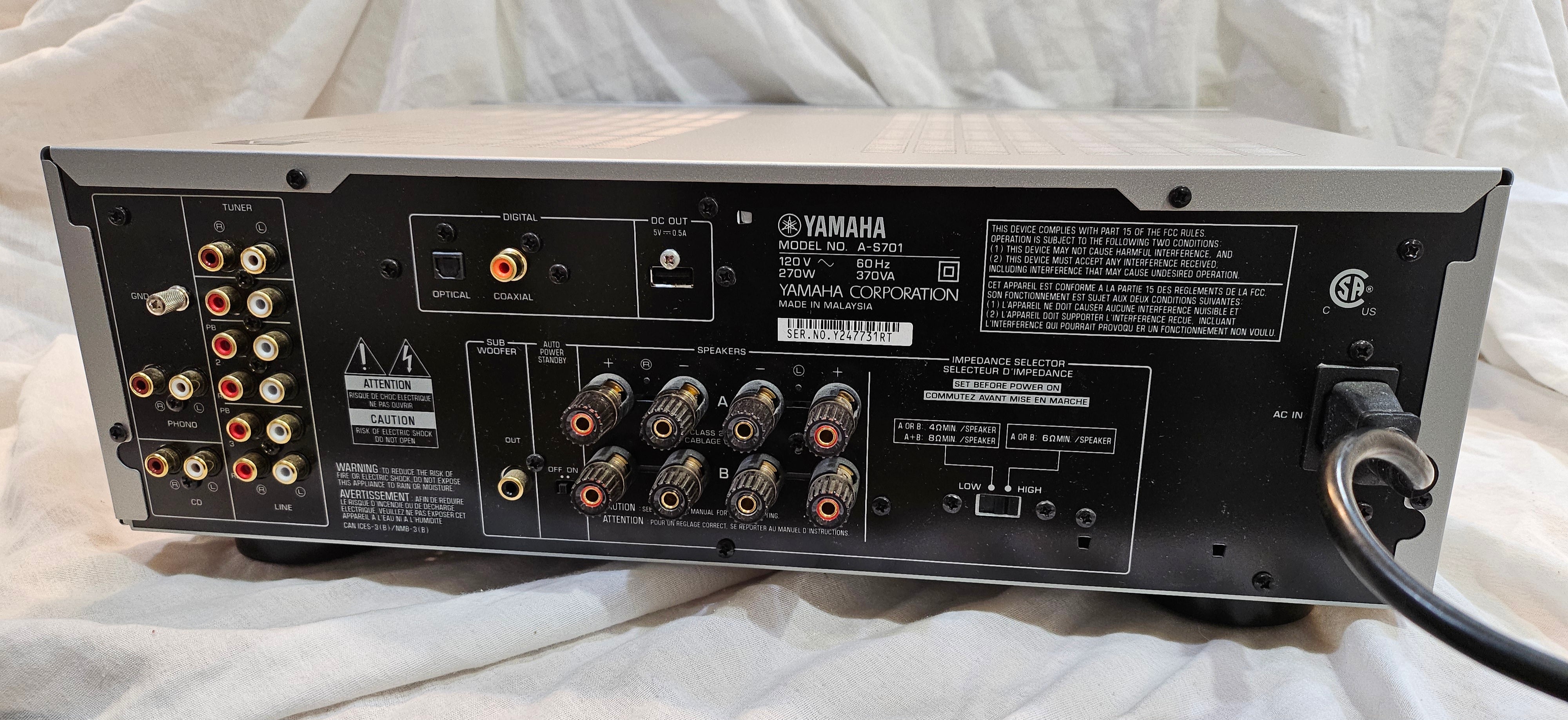 Yamaha A-S701 Amplifier • BRAND NEW!