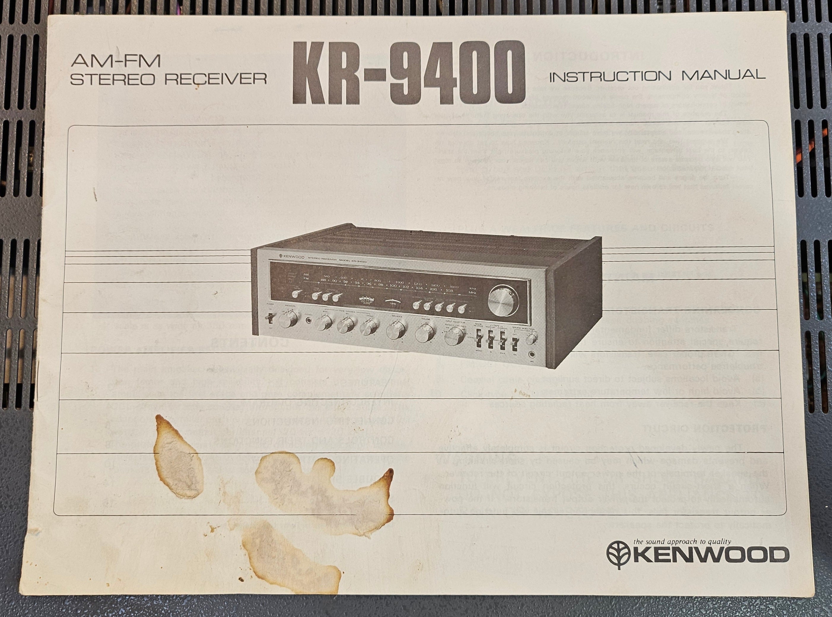 Kenwood KR-9400 Receiver