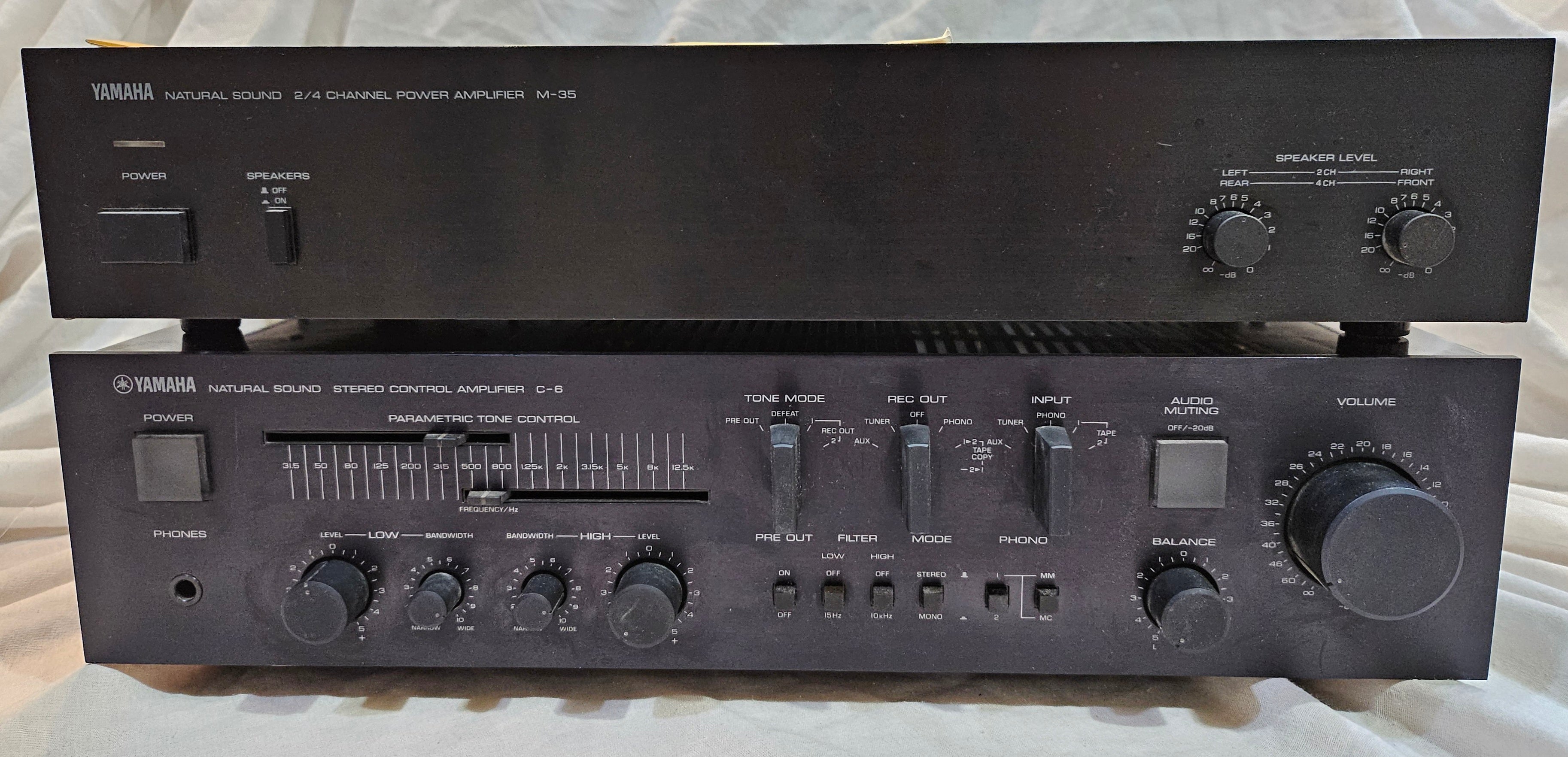 Yamaha C-6 Pre Amp & M-35 Power Amp Set