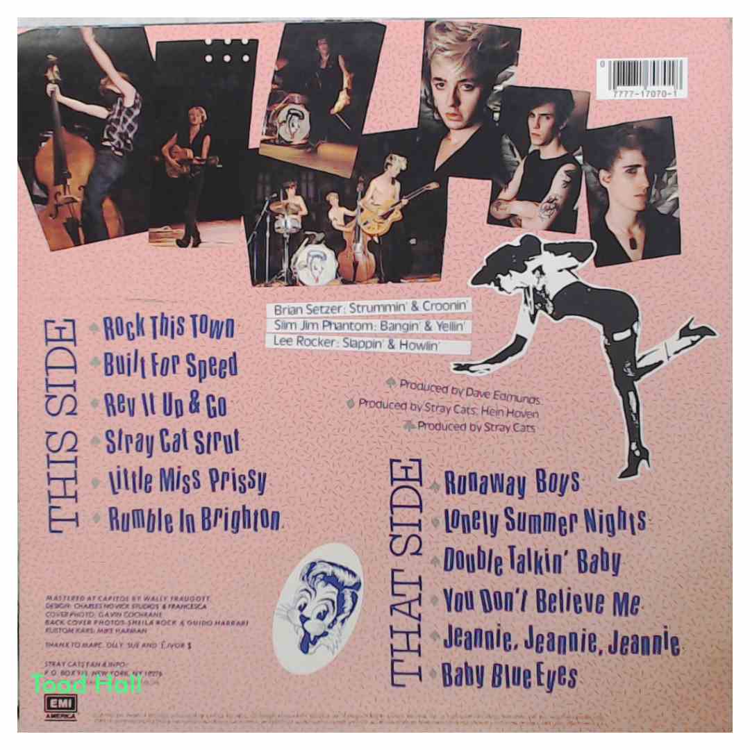 Stray Cats  Built For Speed  Used Vinyl LP