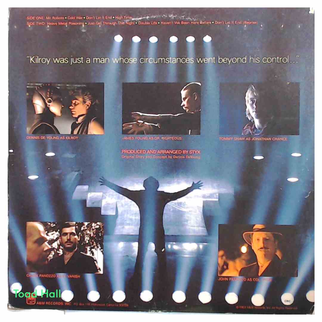 Styx  Kilroy Was Here  Used Vinyl LP