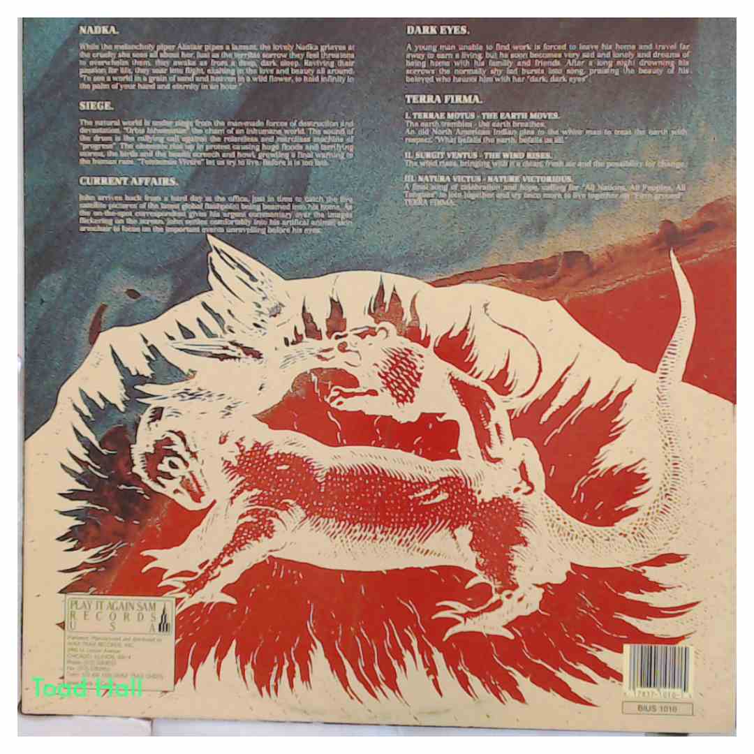 TEST DEPT Terra Firma Used Vinyl LP