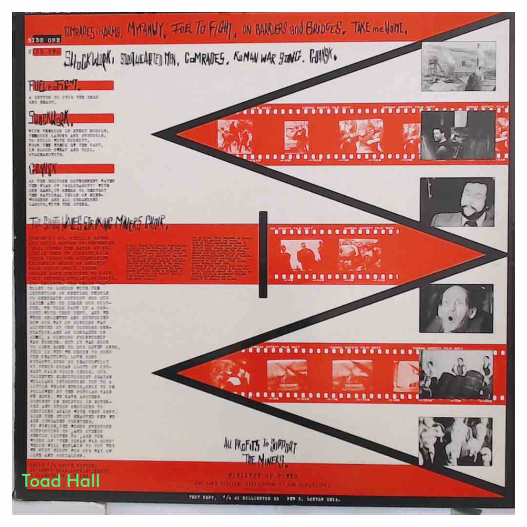 TEST DEPT Shoulder To Shoulder Used Vinyl LP