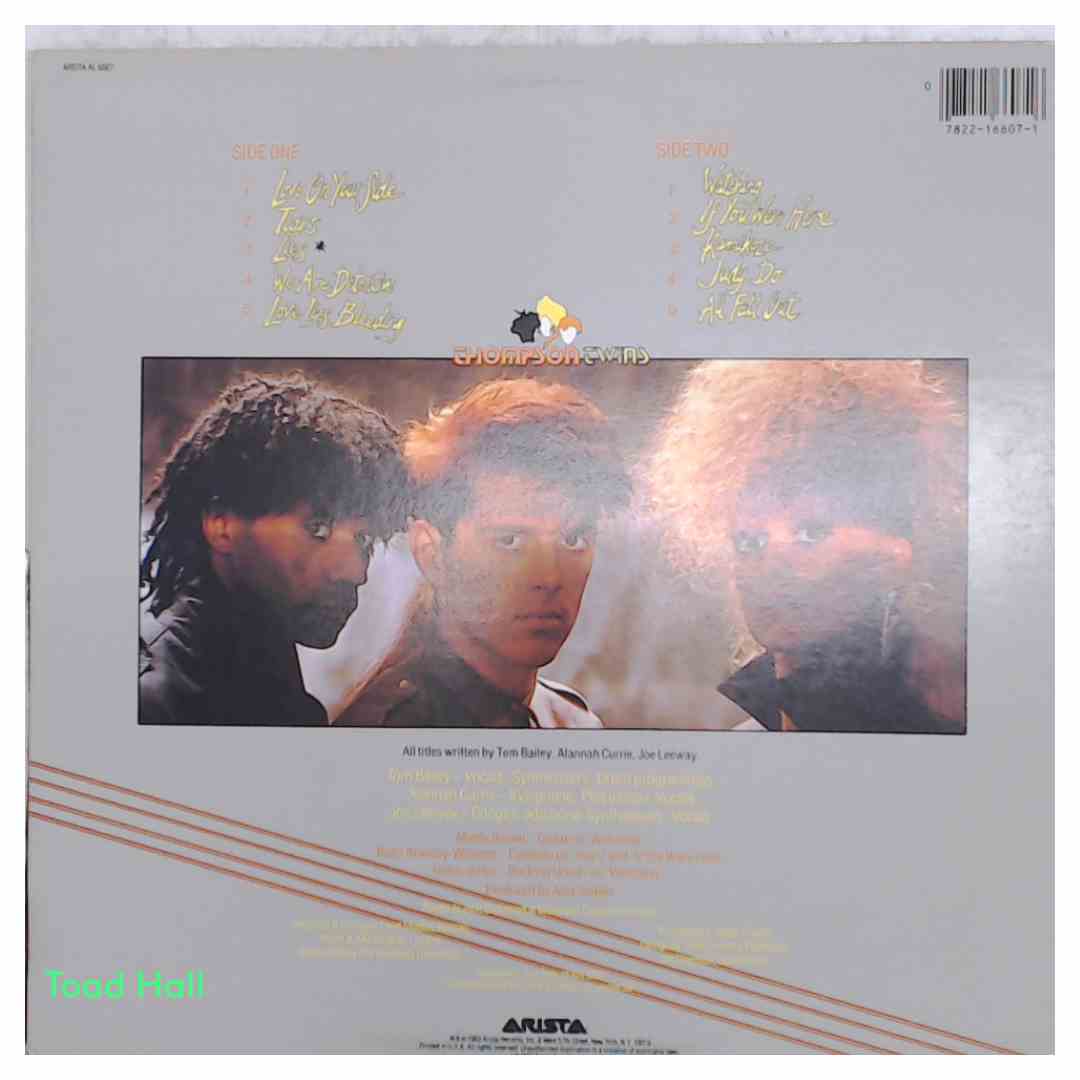 THOMPSON TWINS Side Kicks Used Vinyl LP