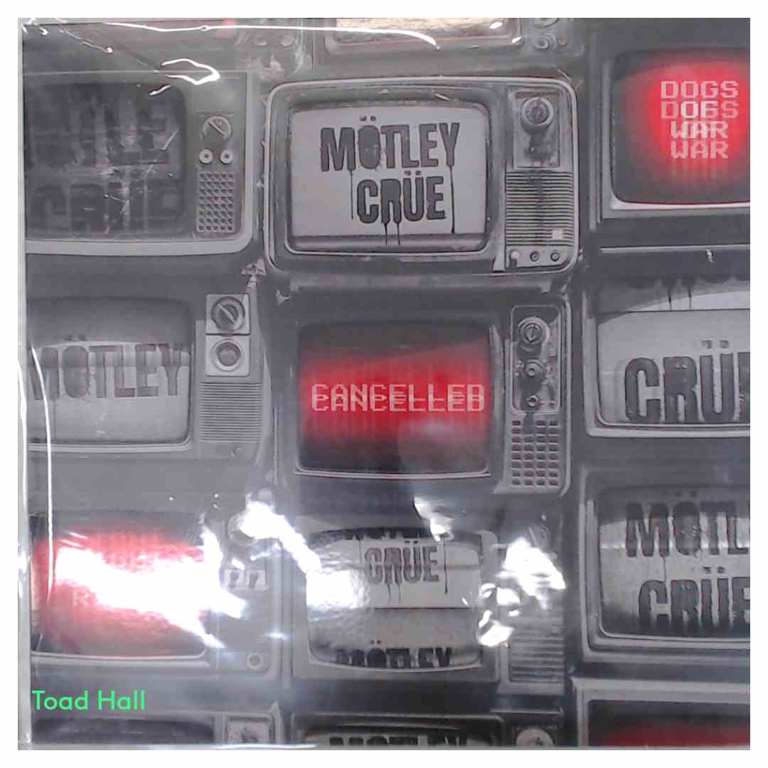 MOTLEY CRUE Cancelled Used Vinyl LP Red and Black Vinyl LP