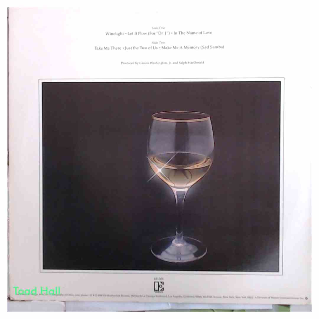 GROVER WASHINGTON JR. Winelight Used Vinyl LP