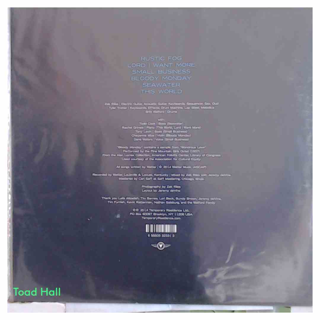 WATTER This World Used Vinyl LP
