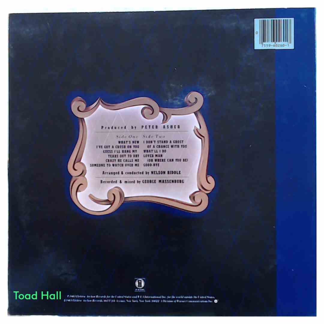 LINDA RONSTADT & THE NELSON RIDDLE ORCHESTRA What's New Used Vinyl LP