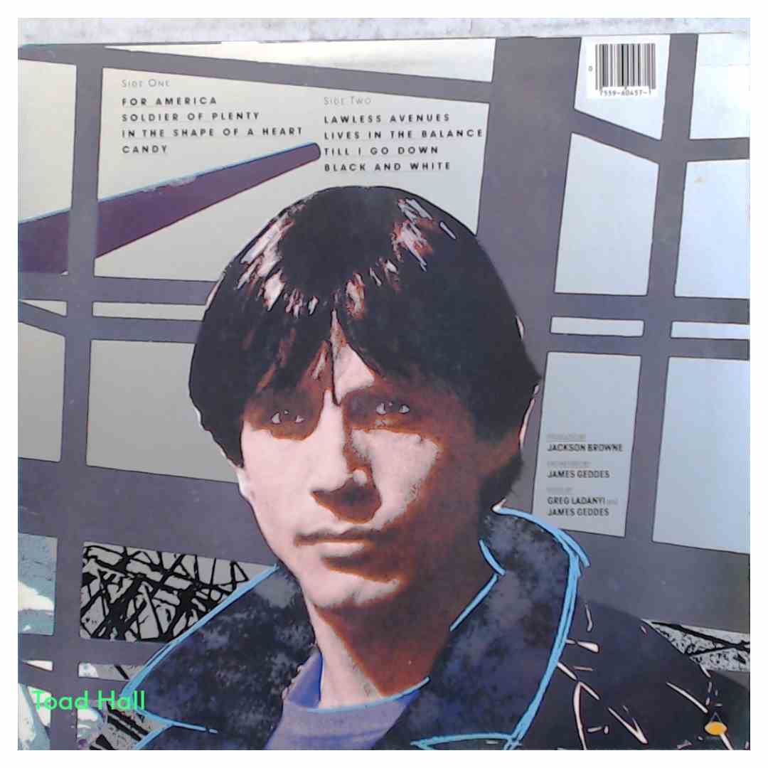 JACKSON BROWNE Lives In The Balance Used Vinyl LP