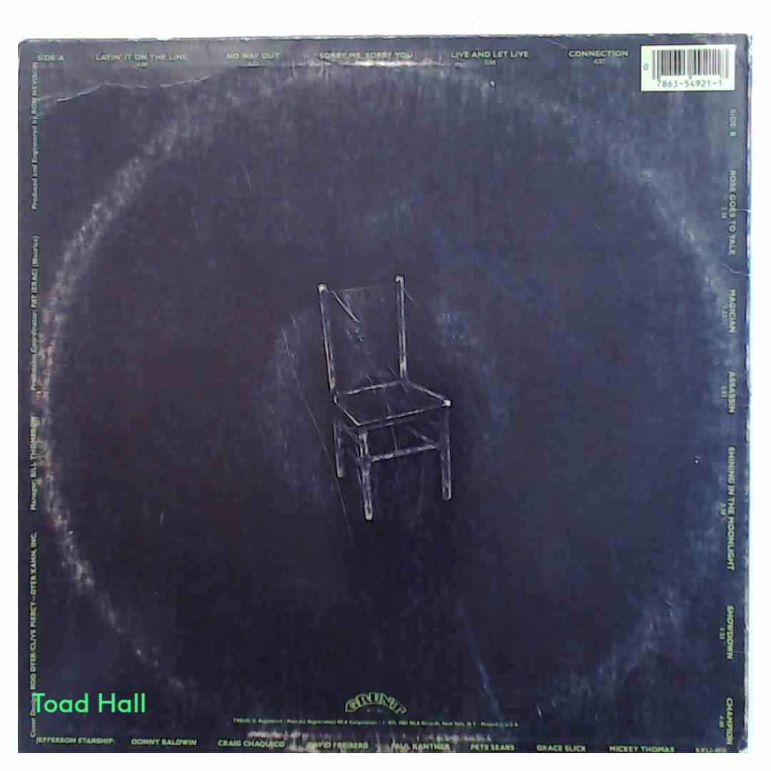 JEFFERSON STARSHIP Nuclear Furniture Used Vinyl LP