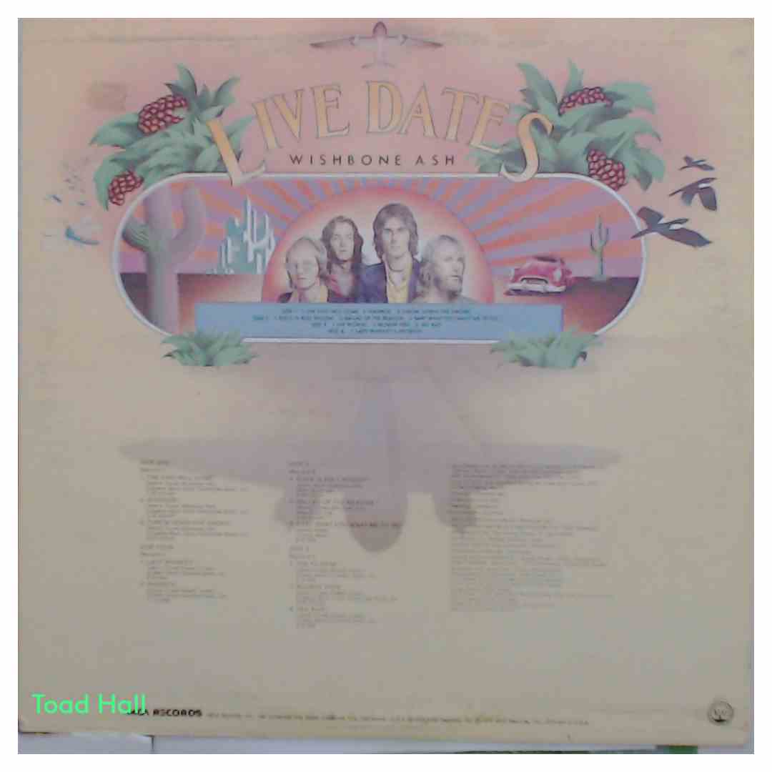 WISHBONE ASH Live Dates Double Album Used Vinyl LP