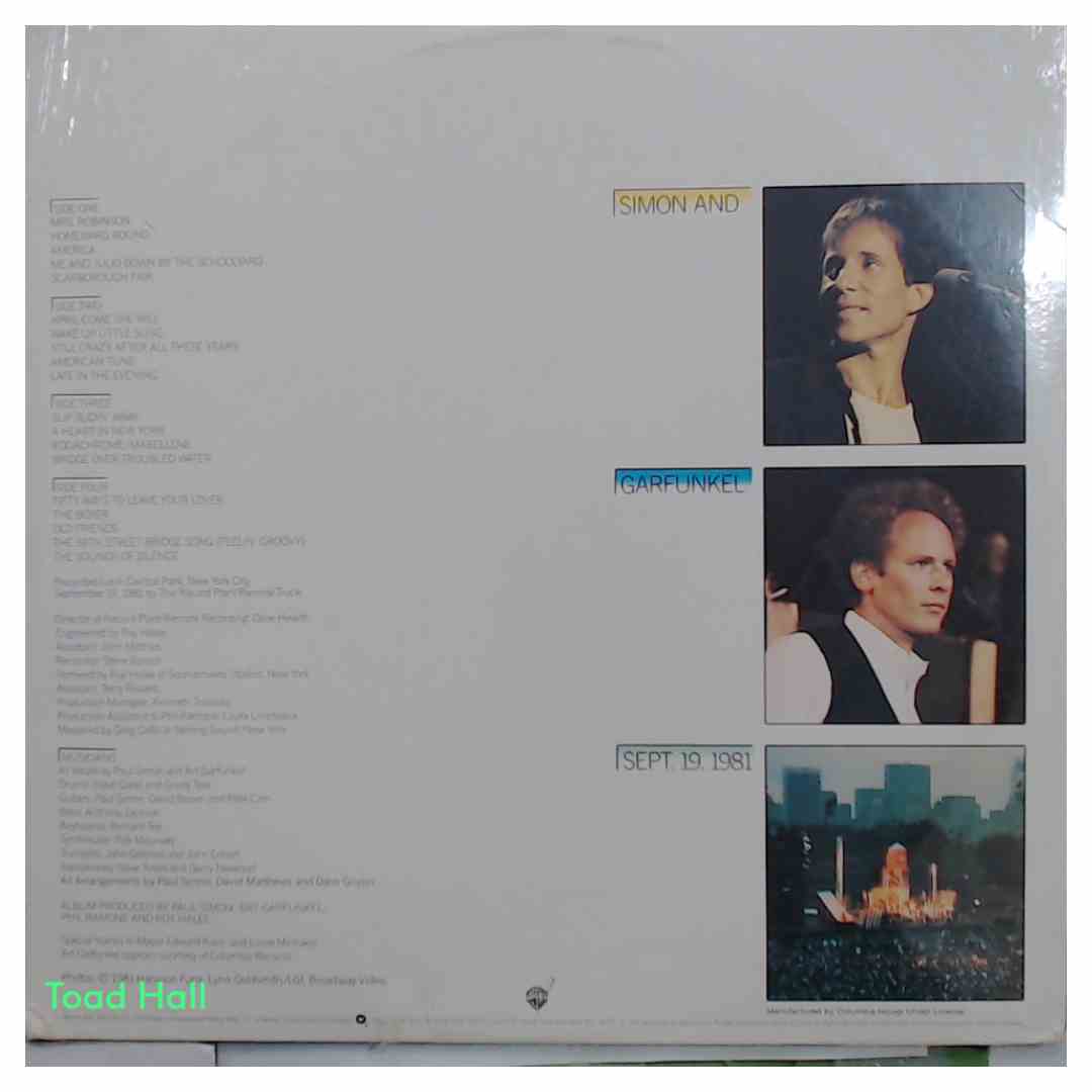 SIMON AND GARFUNKEL The Concert In Central Park Vintage Sealed Vinyl LP