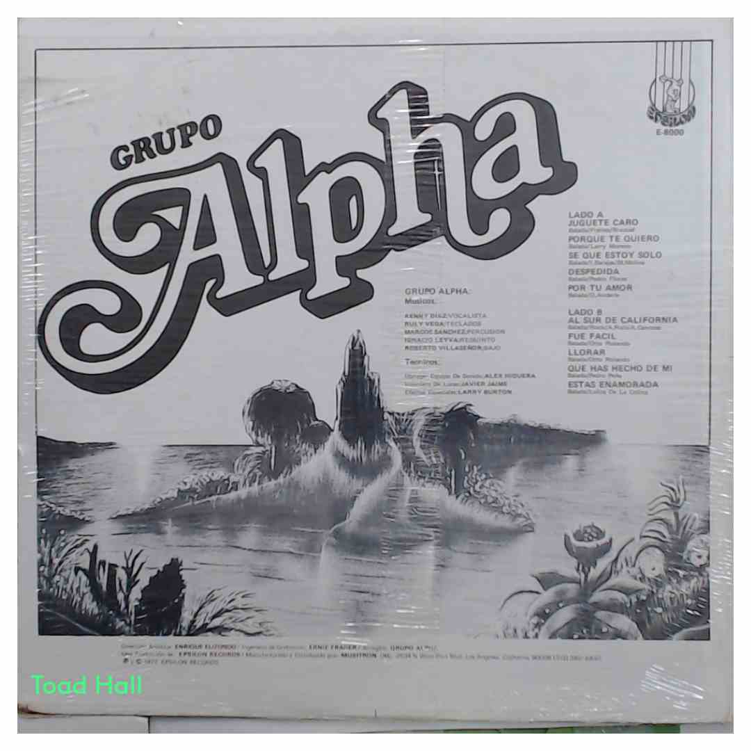 GRUPO ALPHA Self Titled Vintage Sealed Vinyl LP