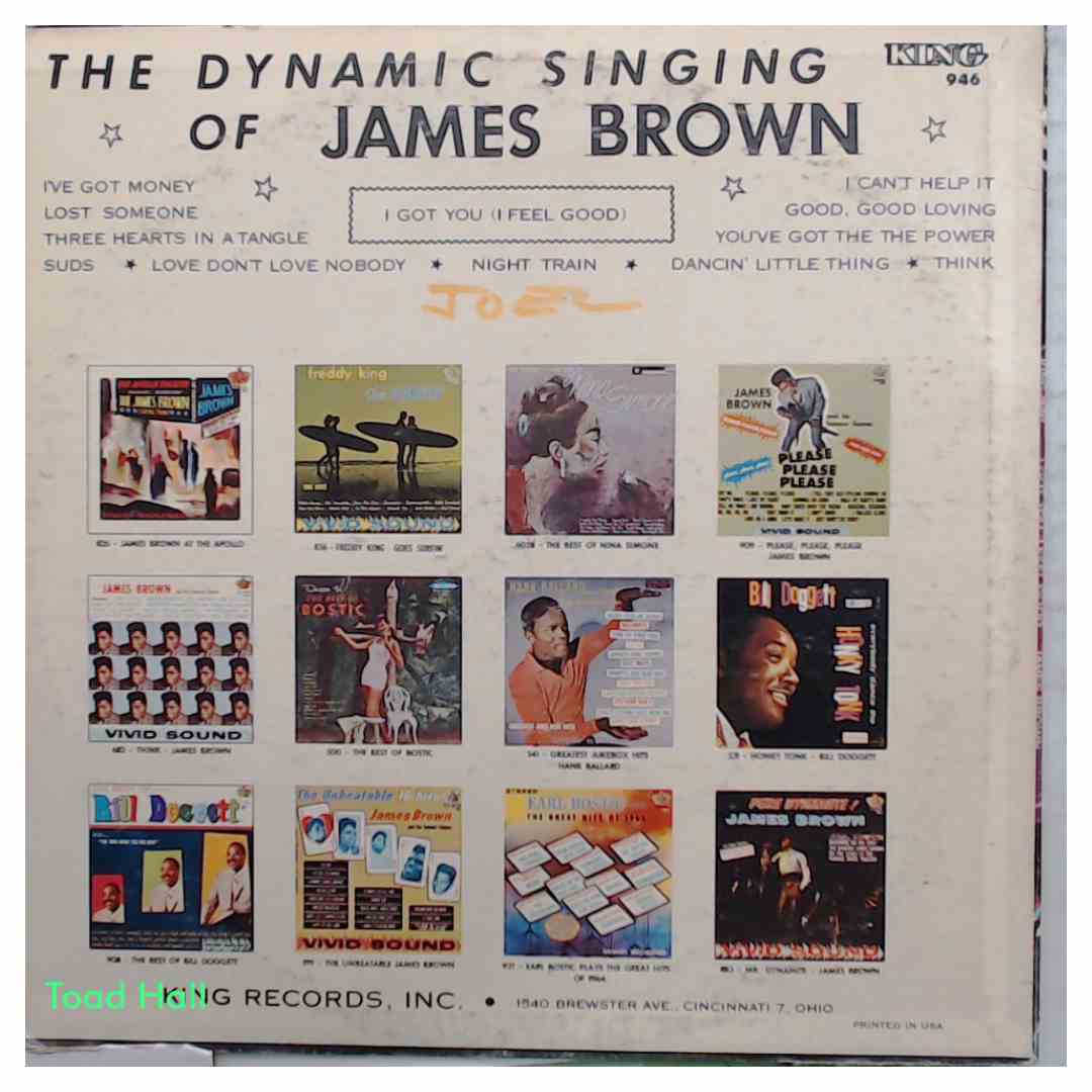 JAMES BROWN I Got You Used Vinyl LP