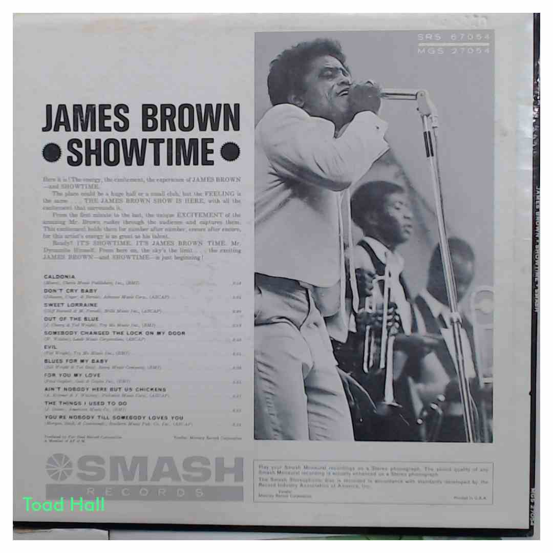 JAMES BROWN Showtime Used Vinyl LP