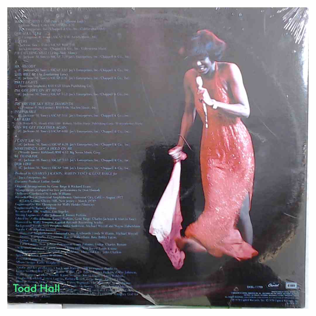 NATALIE COLE Live! Vintage Sealed Vinyl LP