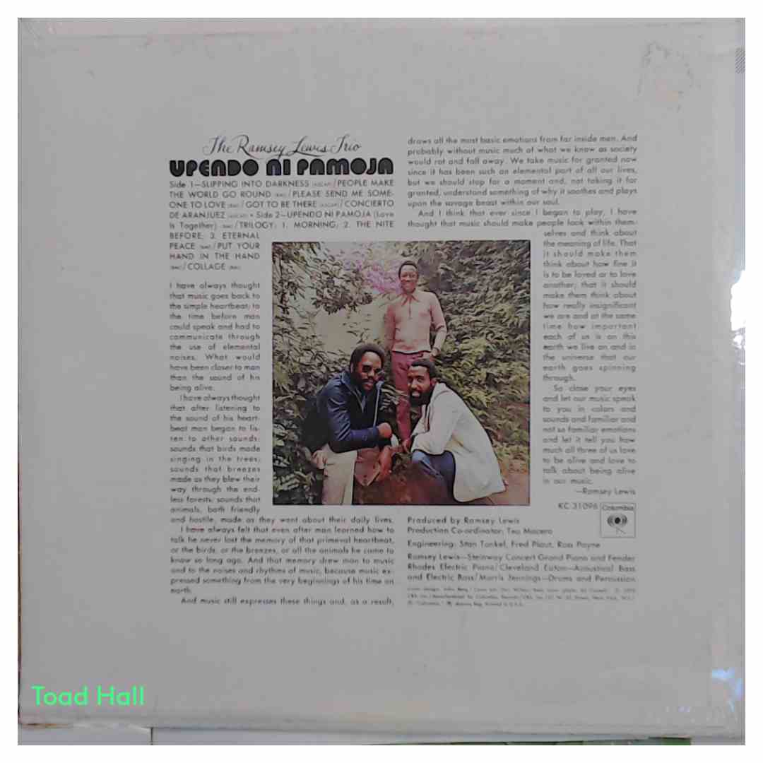 THE RAMSEY LEWIS TRIO Upendo Ni Pamoja Vintage Sealed Vinyl LP