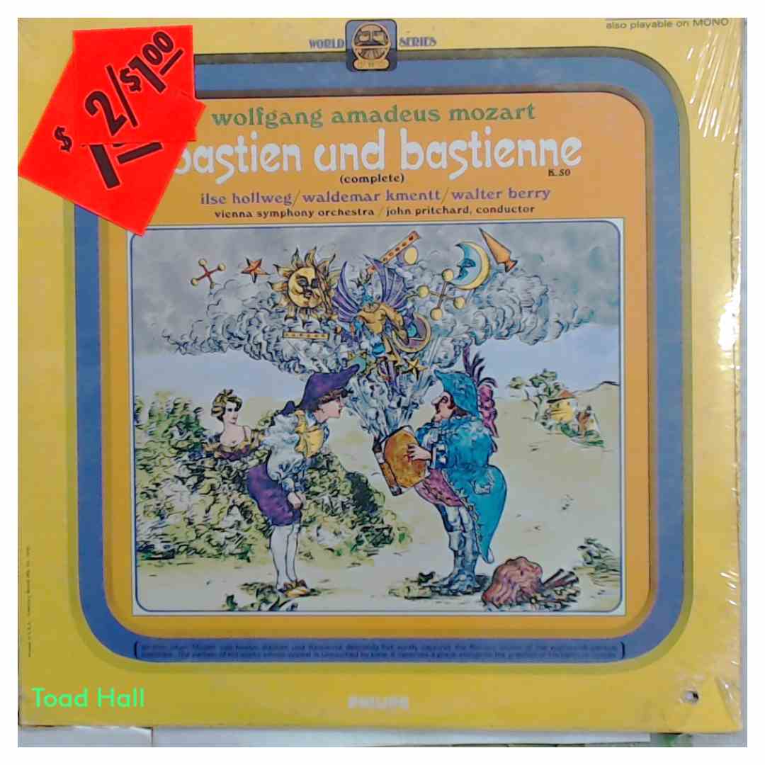 MOZART/JOHN PRITCHARD/VIENNA SYMPHONY ORCHESTRA Bastien Und Bastienne Vintage Sealed Vinyl LP