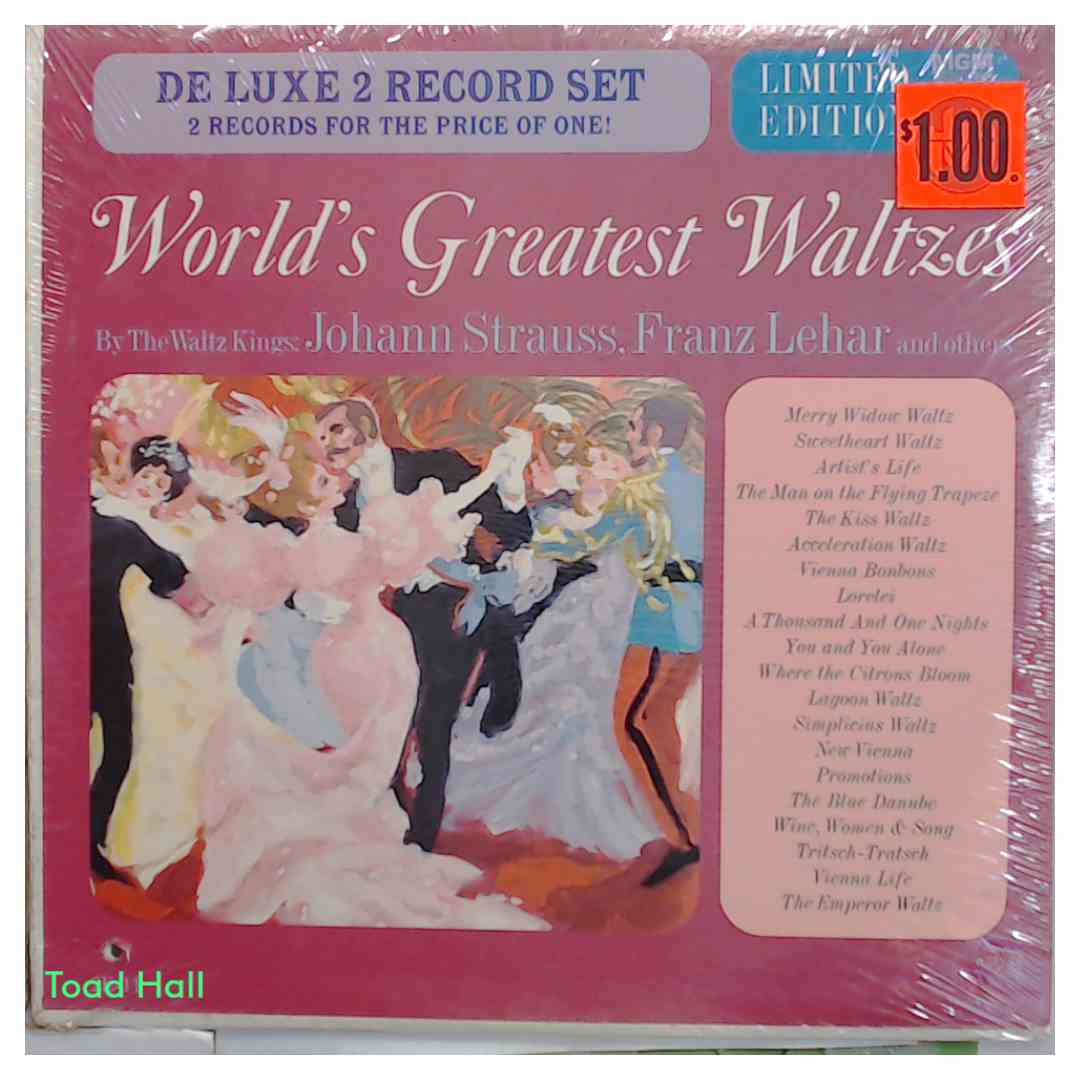 JOHANN STRAUSS/FRANZ LEHAR World's Greatest Waltzes Vintage Sealed Vinyl LP