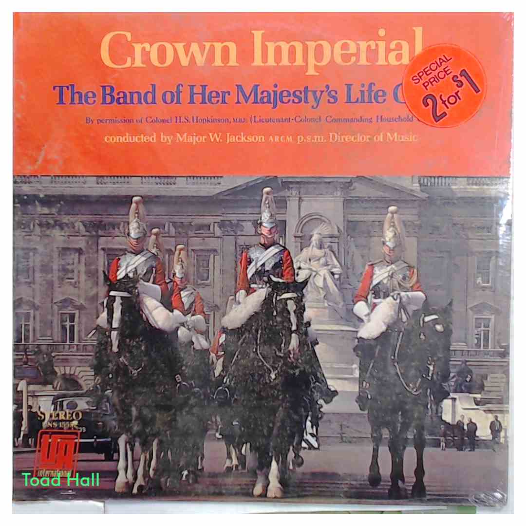 THE BAND OF HER MAJESTY'S LIFE GUARDS Crown Imperial Vintage Sealed Vinyl LP