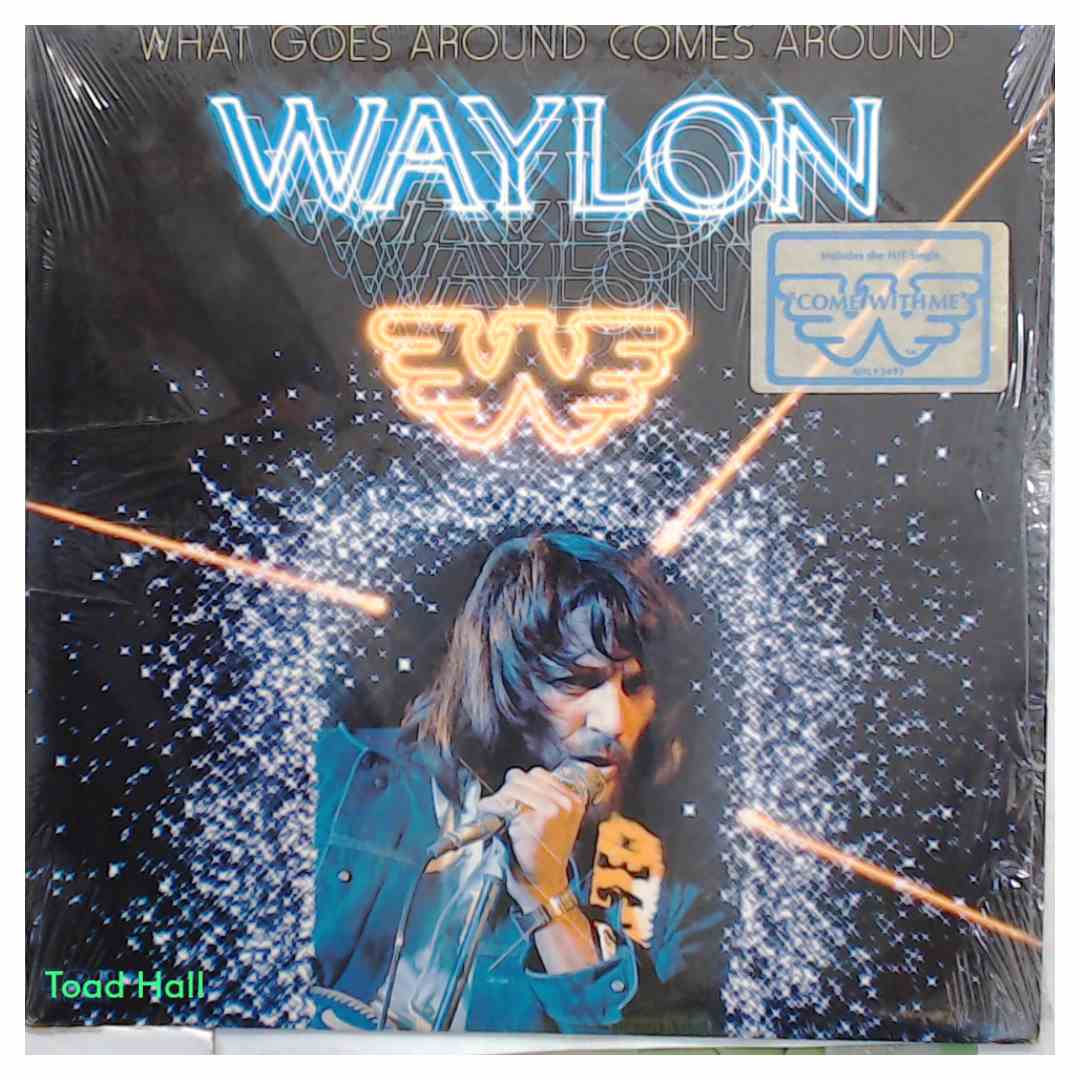 WAYLON JENNINGS What Goes Around Comes Around Used Vinyl LP