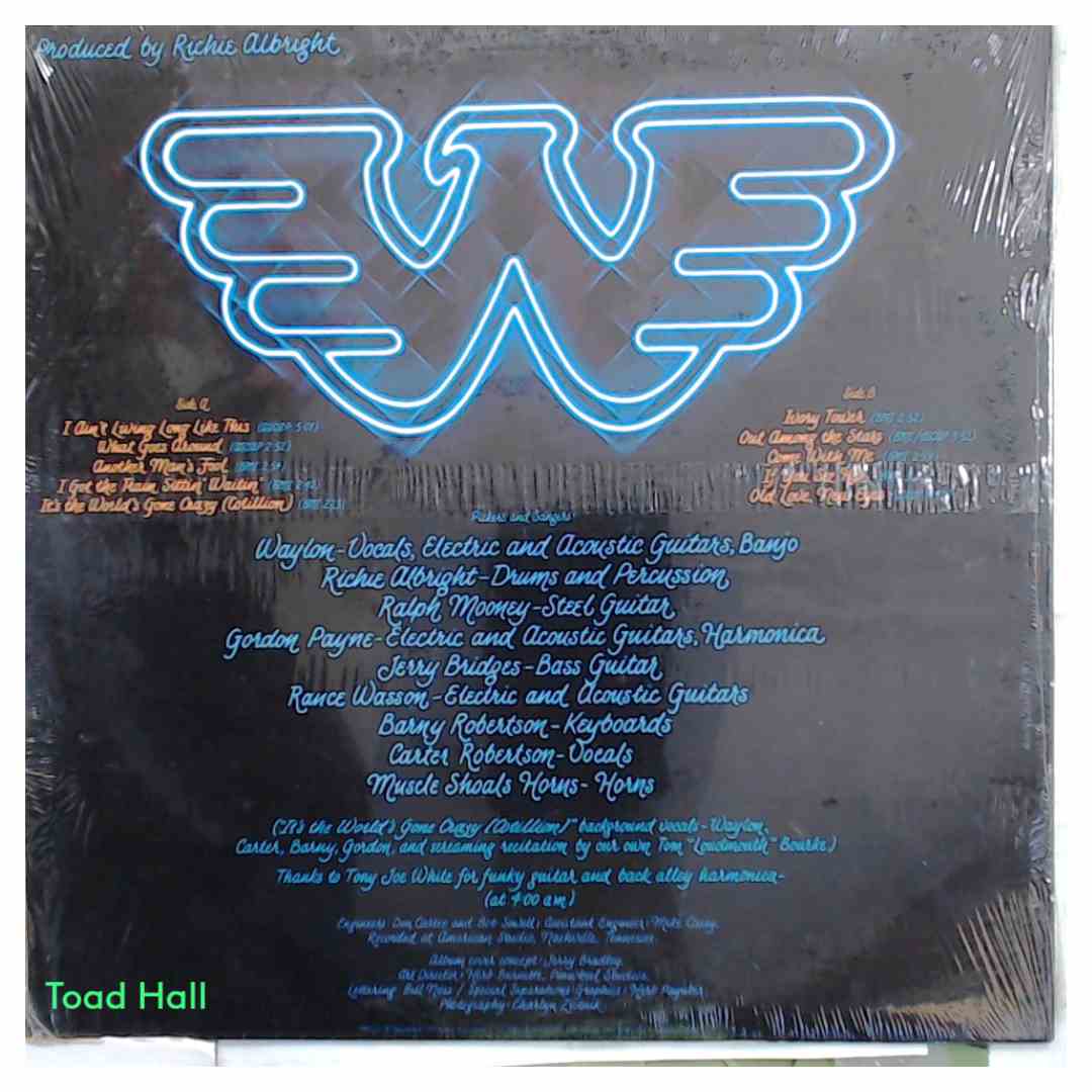 WAYLON JENNINGS What Goes Around Comes Around Used Vinyl LP