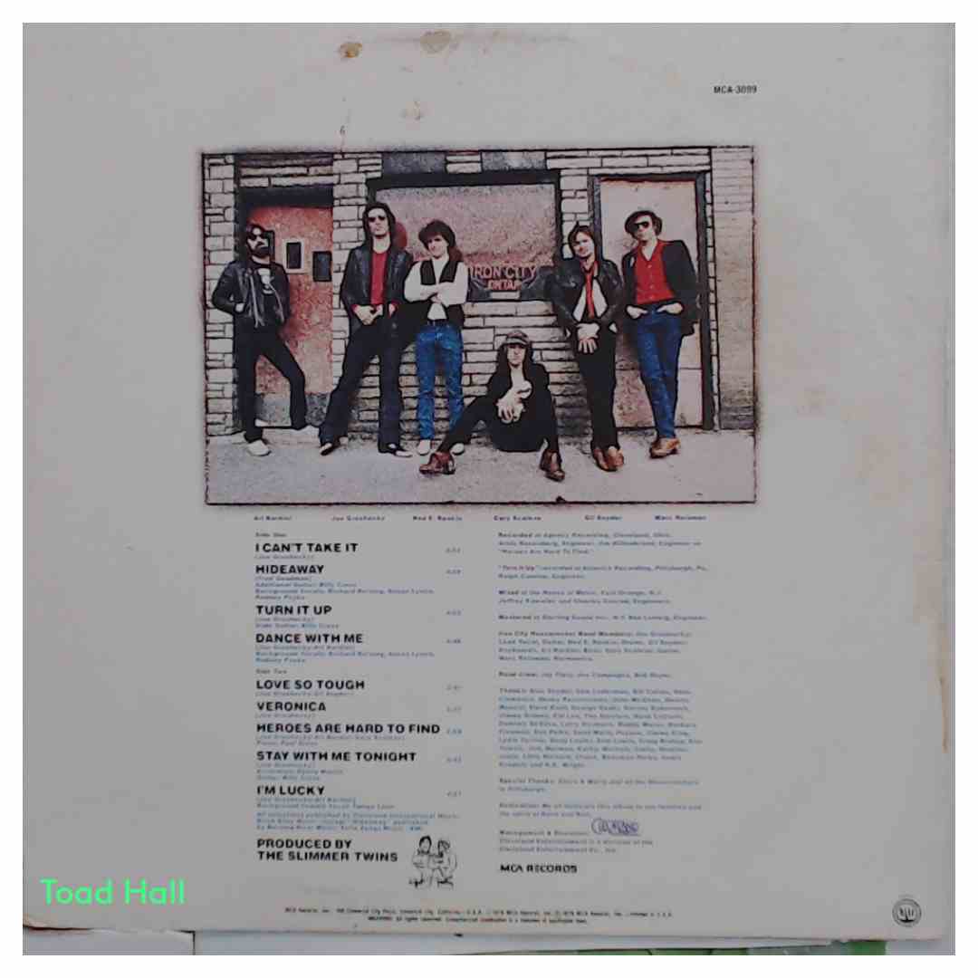 IRON CITY HOUSEROCKERS Love's So Tough PROMO COVER Used Vinyl LP