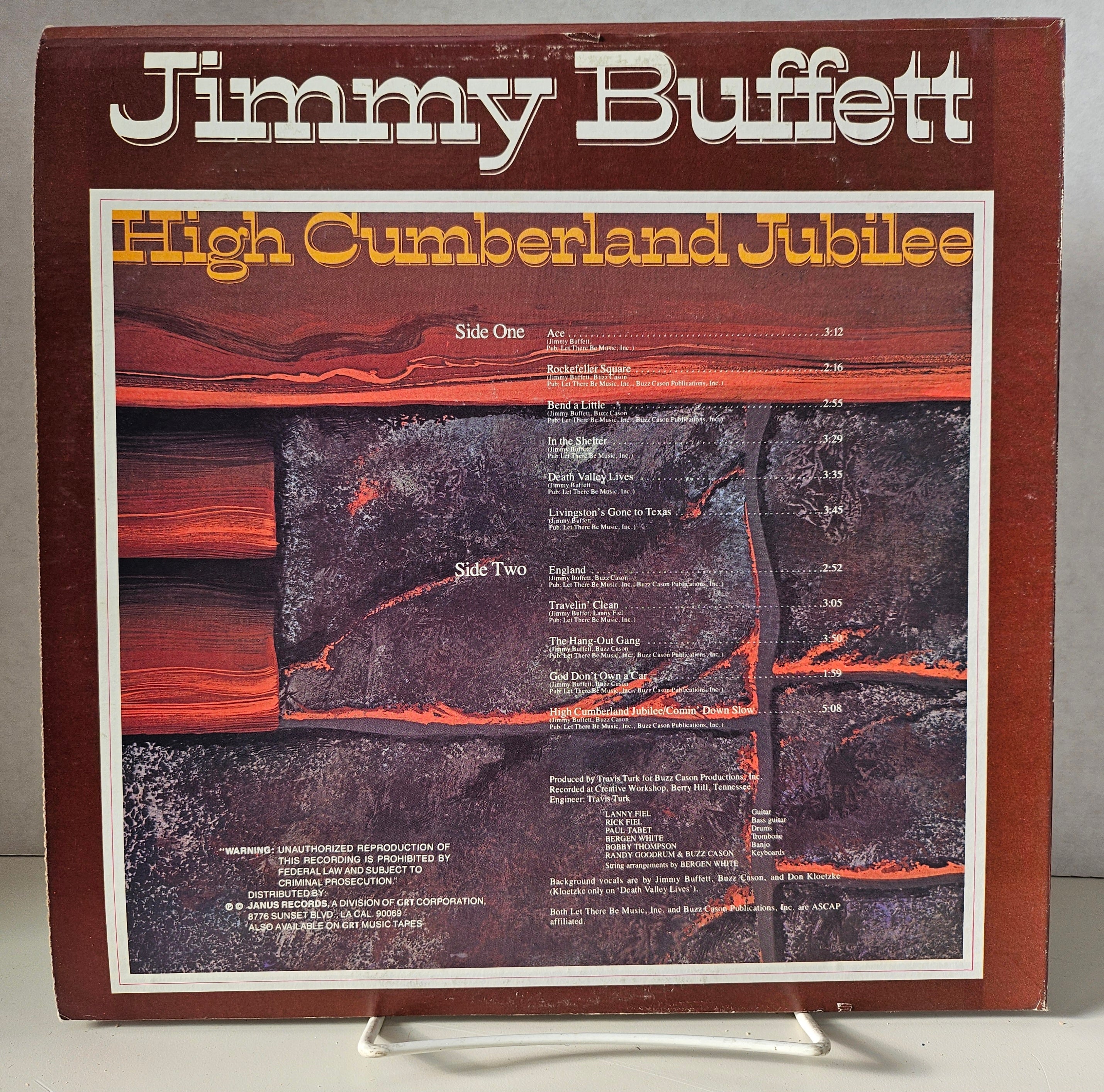 JIMMY BUFFETT High Cumberland Jubilee BR 6014 Barnaby Records Used Vinyl
