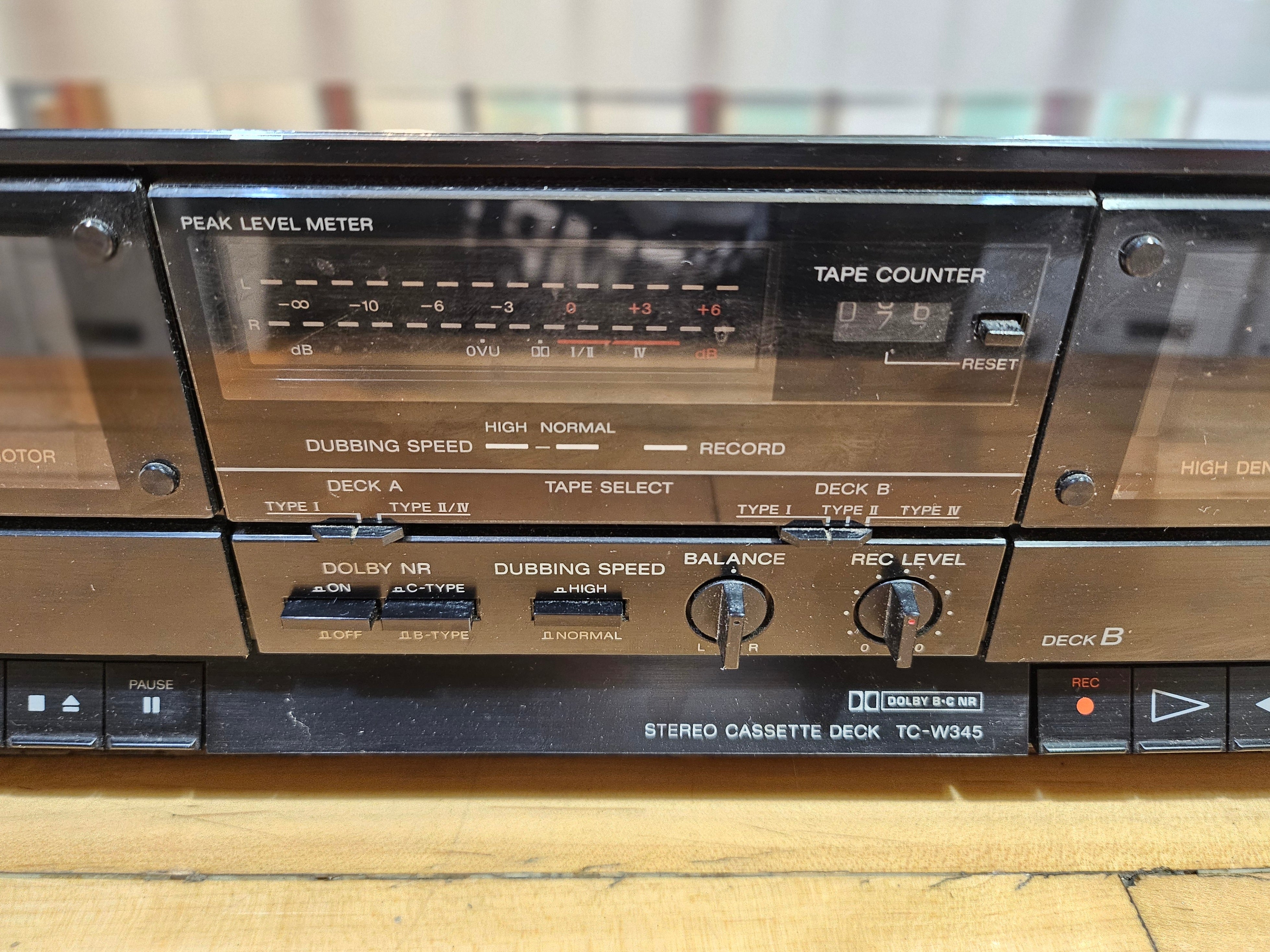 Sony TC-W345 Dual Cassette Deck