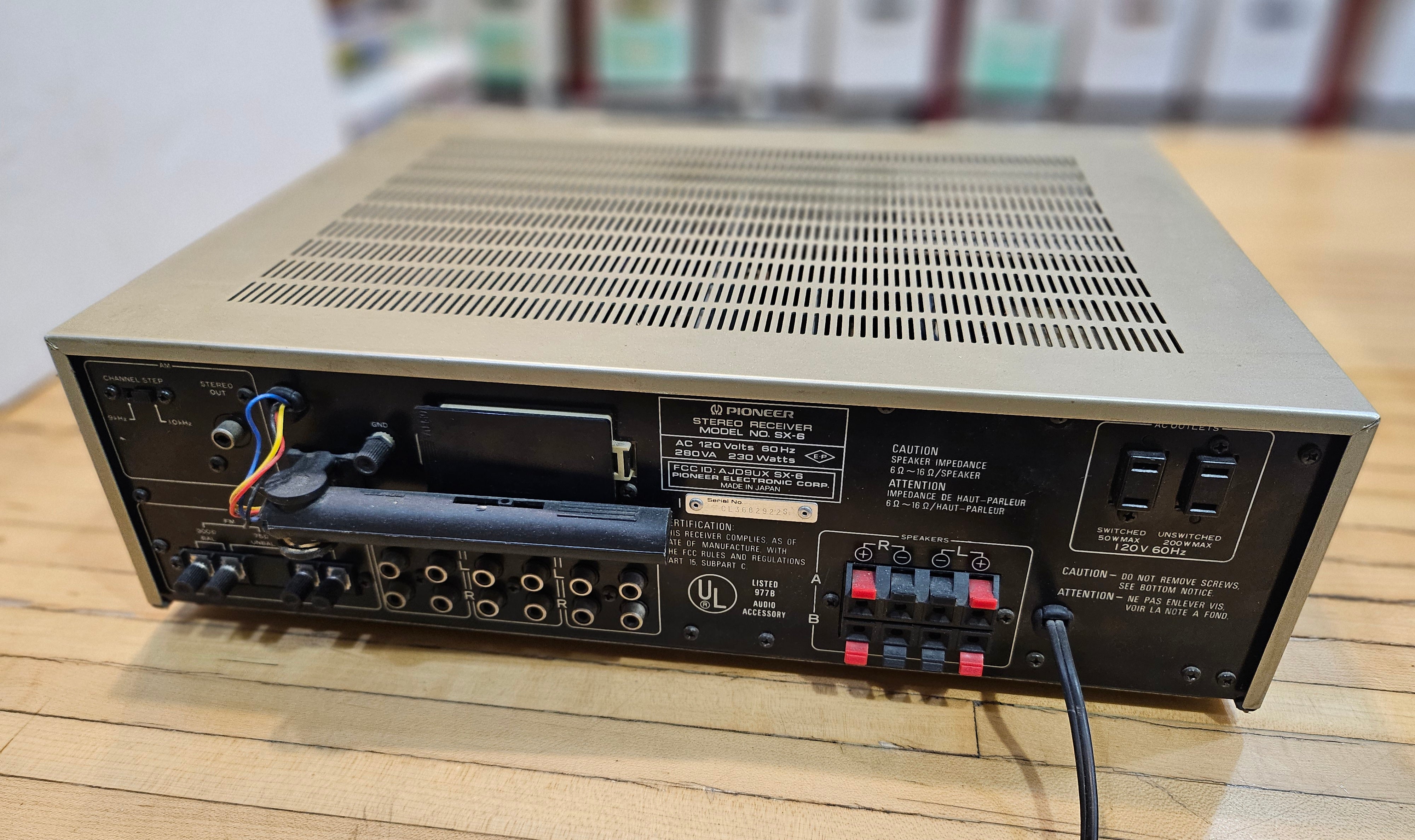 Pioneer SX-6 Receiver