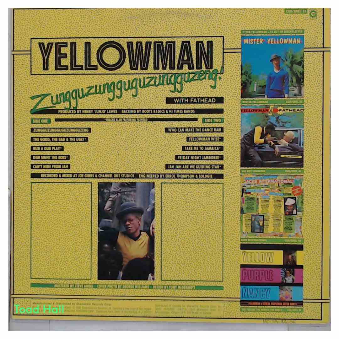YELLOWMAN Zungguzungguguzungguzeng Used Vinyl