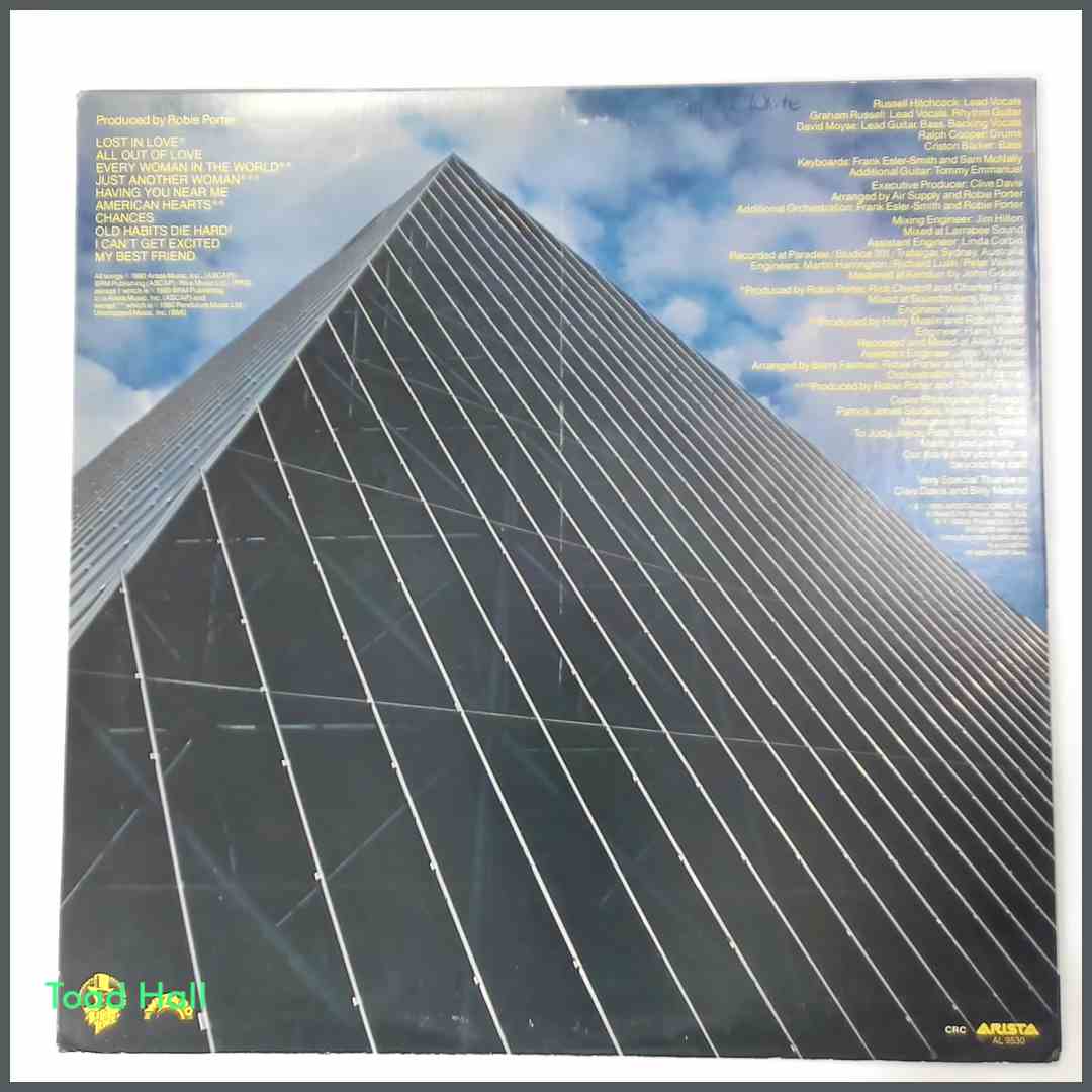 AIR SUPPLY Lost In Love Used Vinyl LP AL9530