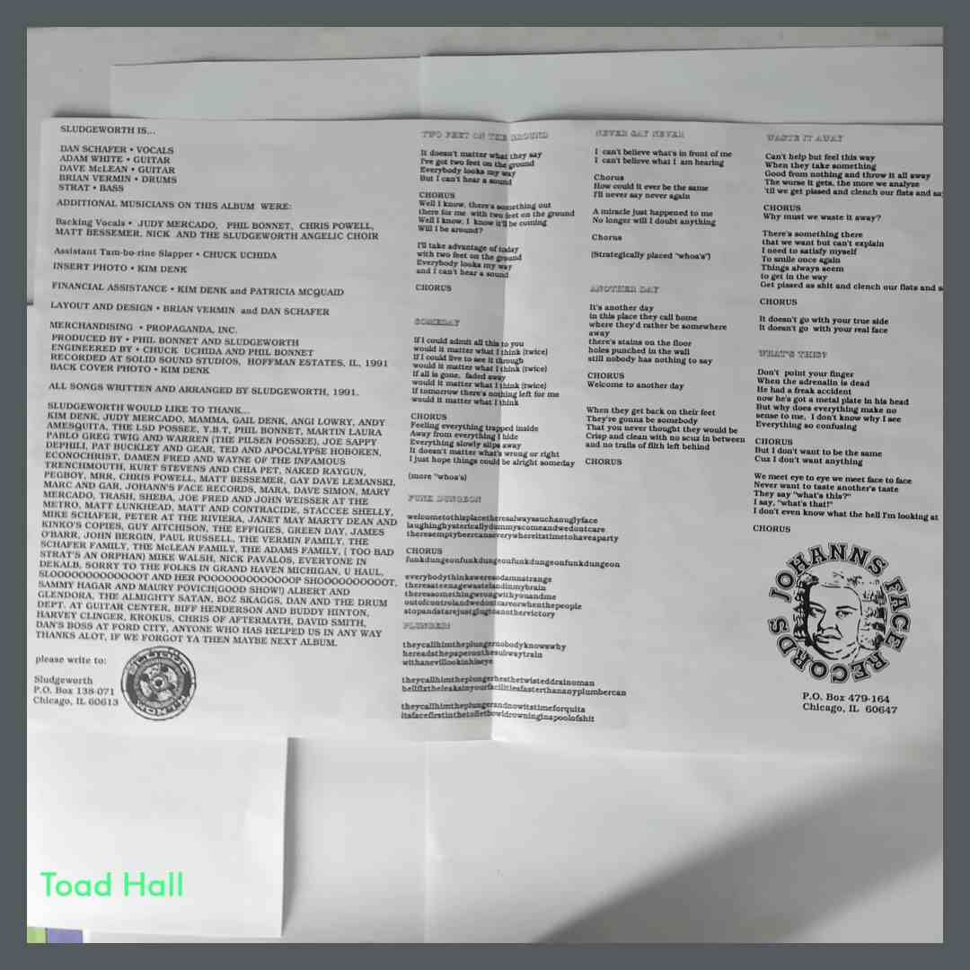 SLUDGEWORTH What's This Used Vinyl LP JFR002