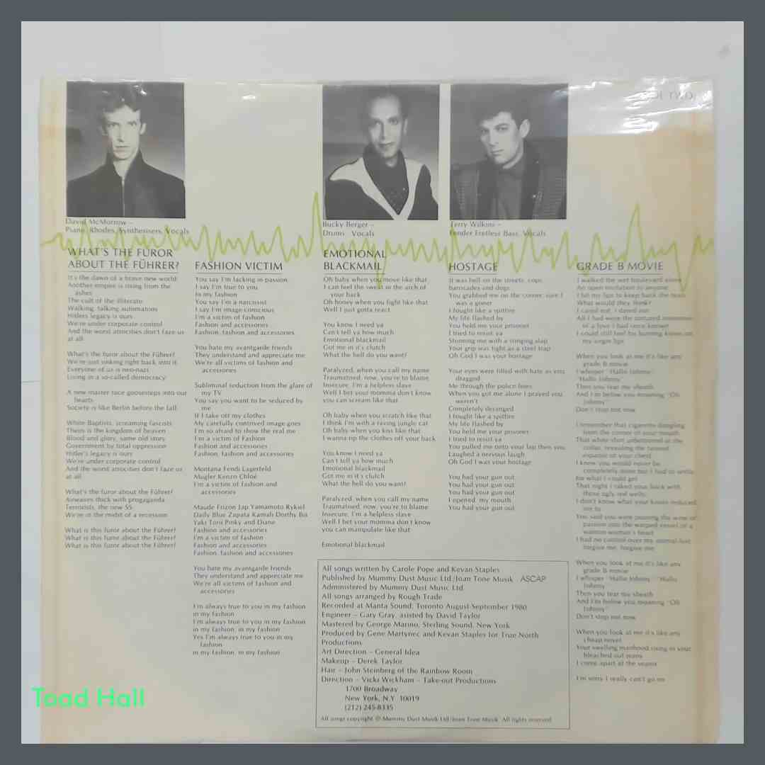 ROUGH TRADE Avoid Freud Used Vinyl LP WTN43 Import