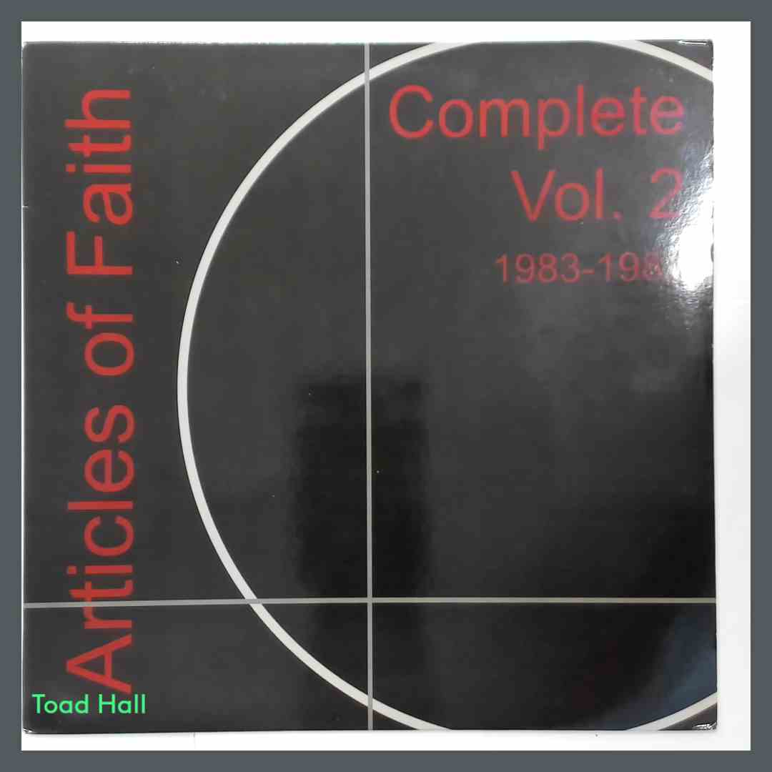 ARTICLES OF FAITH AOF Complete Vol 2: 1983-1985 Used Vinyl LP Chicago Punk Band