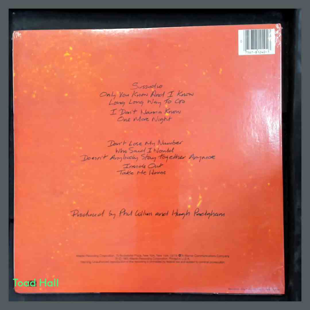PHIL COLLINS No Jacket Required LP Vintage Sealed Vinyl