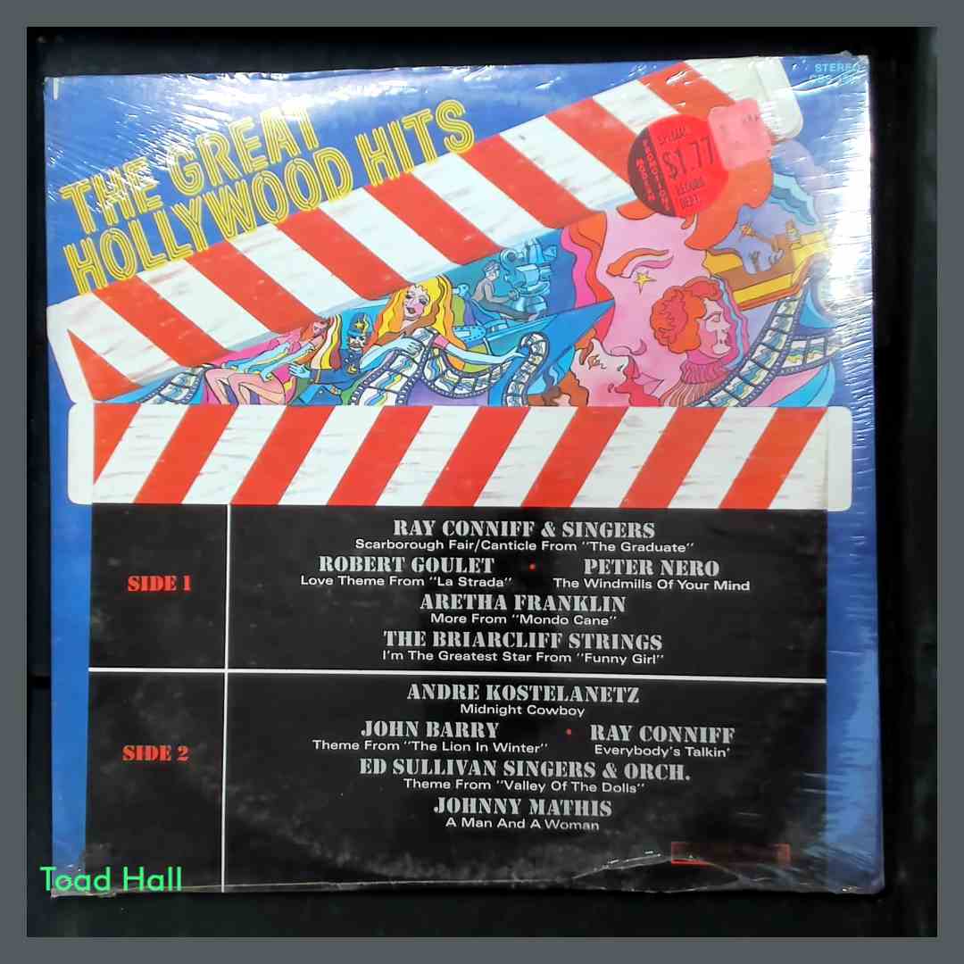 VARIOUS ARTISTS The Great Hollywood Hits Vintage Sealed Vinyl