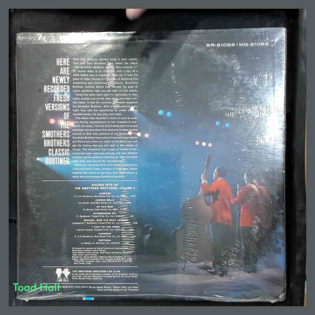 SMOTHERS BROTHERS Golden Hits Of The Smothers Brothers Vol 2 LP Vintage Sealed Vinyl
