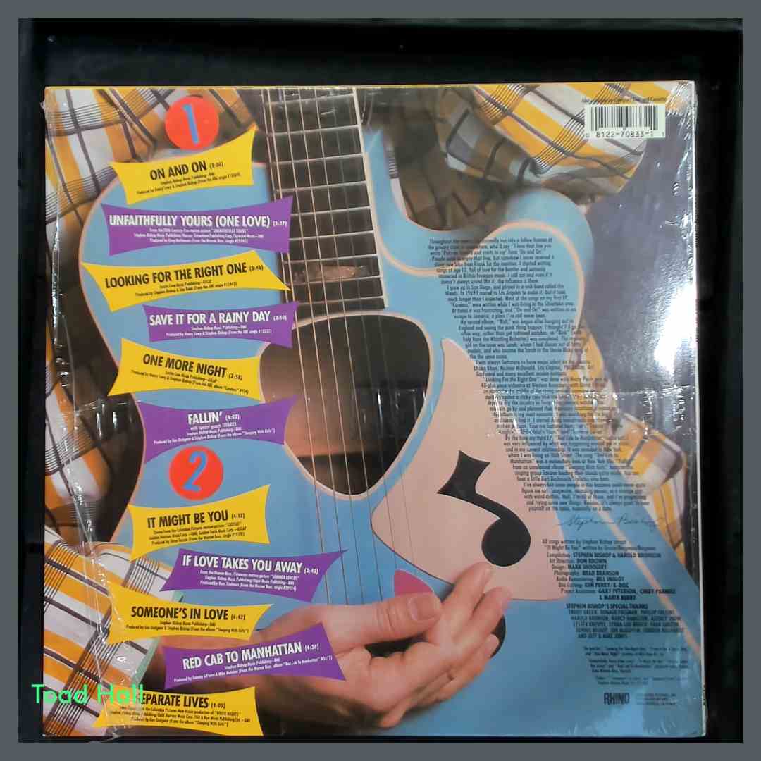 STEPHEN BISHOP Best Of Bish Used Vinyl